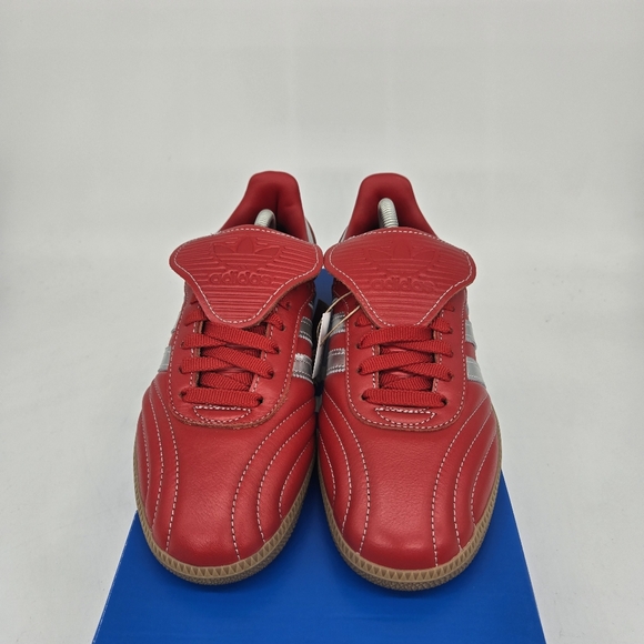 New adidas Samba LT Better Scarlet Silver Women's Shoes Size 9.5 - Picture 2 of 8